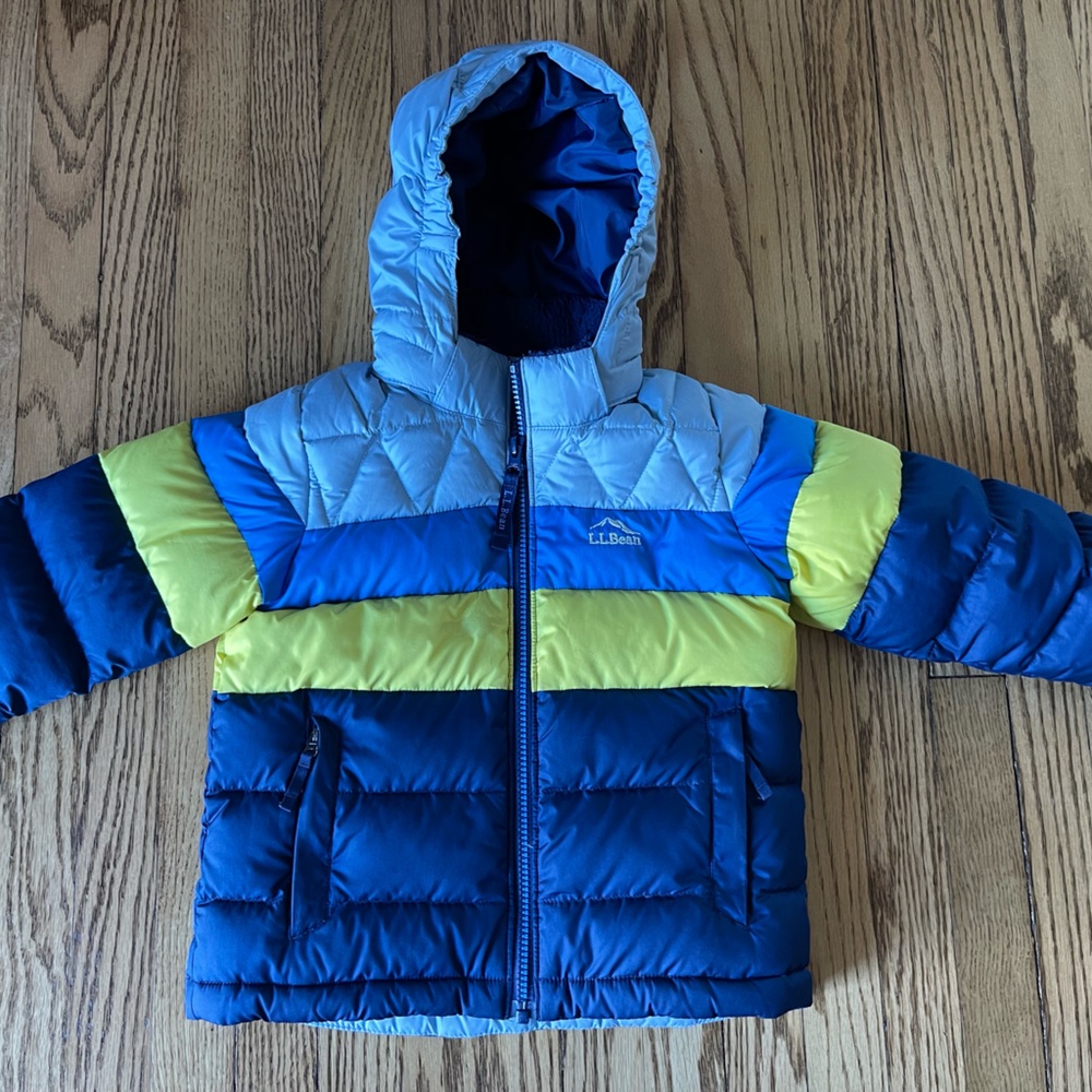 LL Bean puffer down jacket size S4 (little kids)